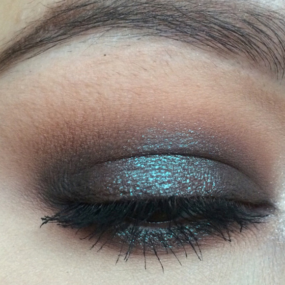 Last one! MAC rare BLUE BROWN Pigment NIB shimmer glitter powder - Picture 3 of 7
